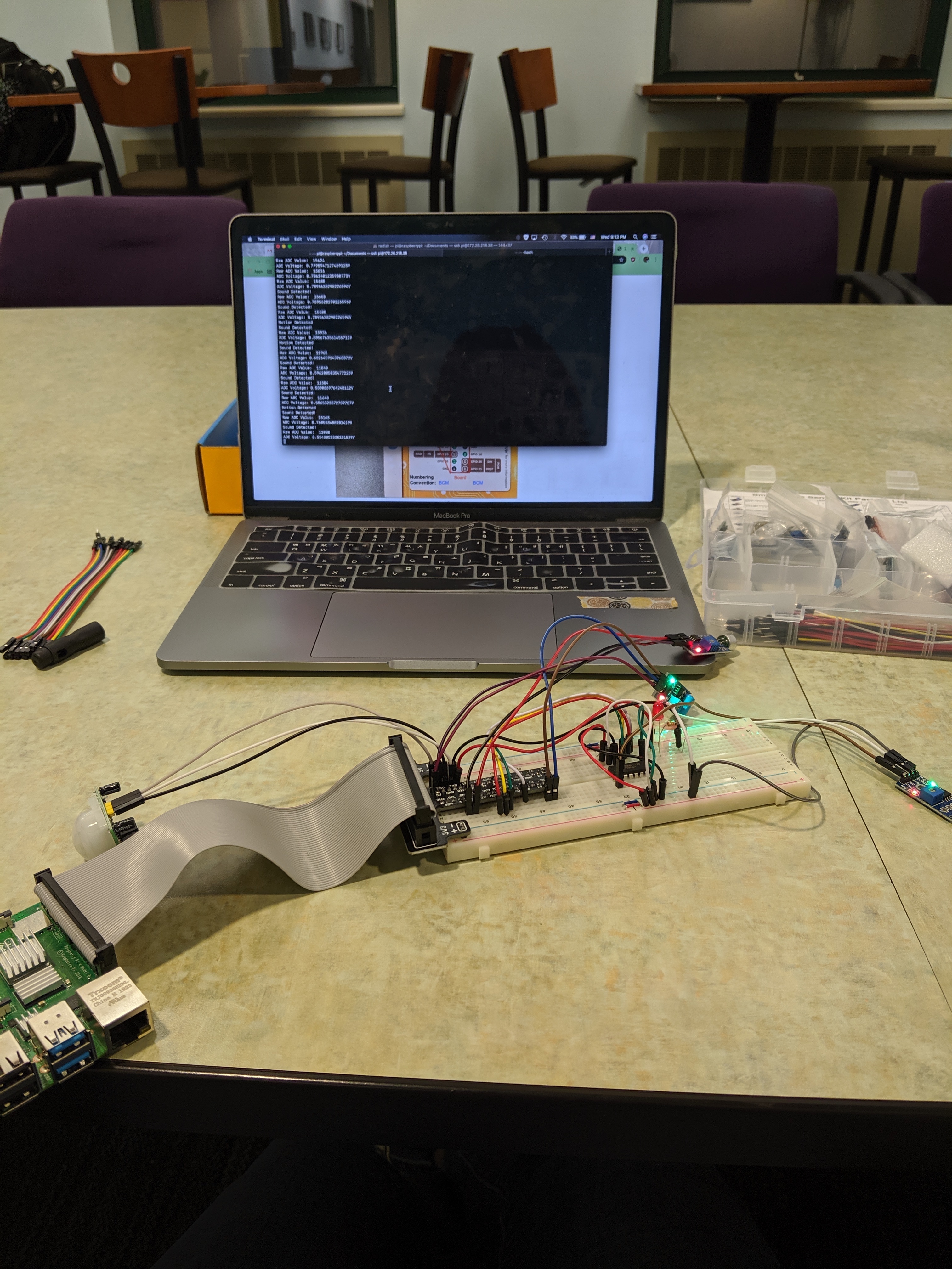 circuit with all four sensors